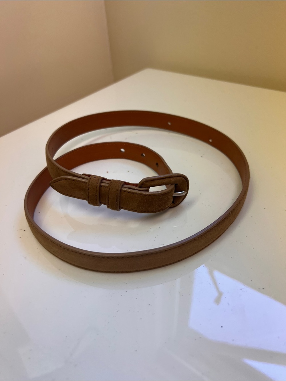 Ralph Lauren Cognac Leather Belt